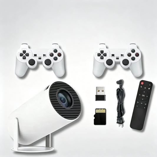 🎮 Retro Game Projector – Thousands of Classic Games, Big Screen, Plug & Play