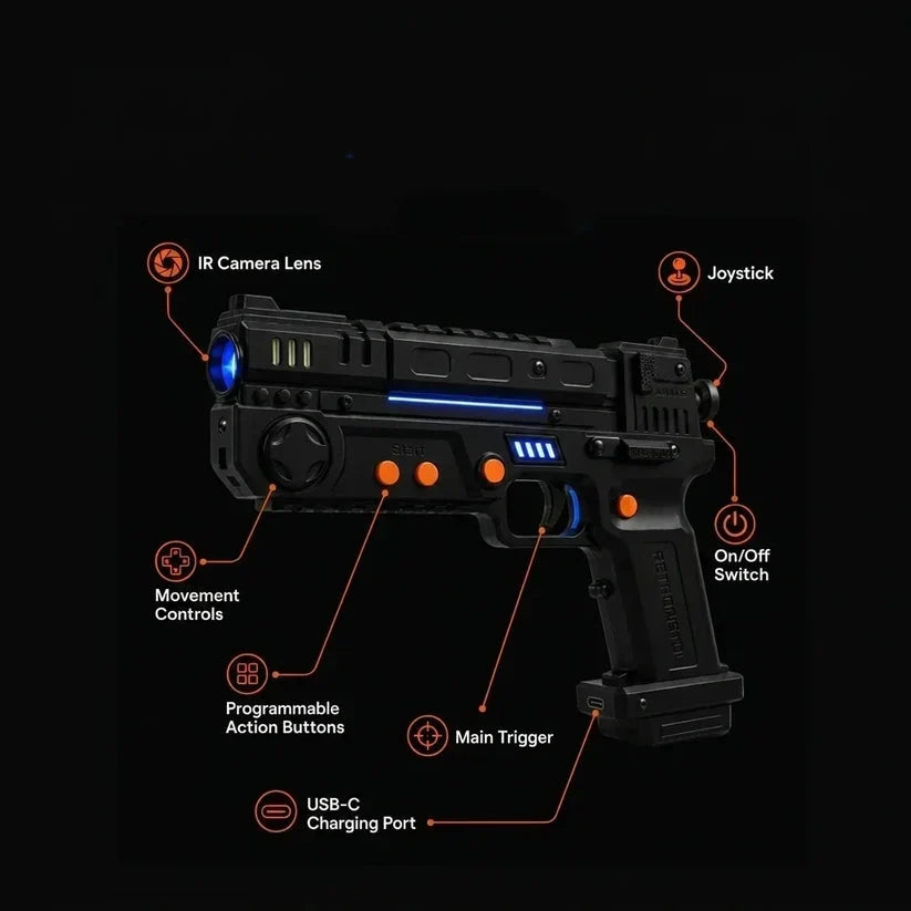 🕹️ Wireless Arcade Light Gun – Bring the Classic Shooting Gallery Home